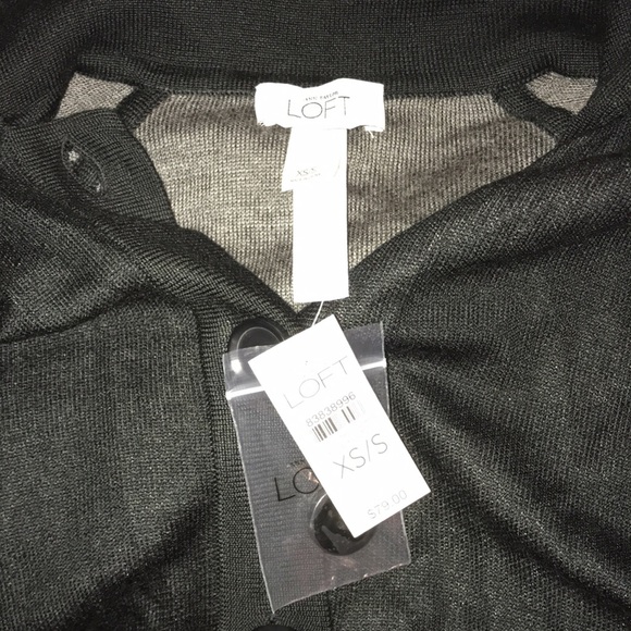 NWT LOFT Poncho Sweater SIZE XS/S - Picture 6 of 6